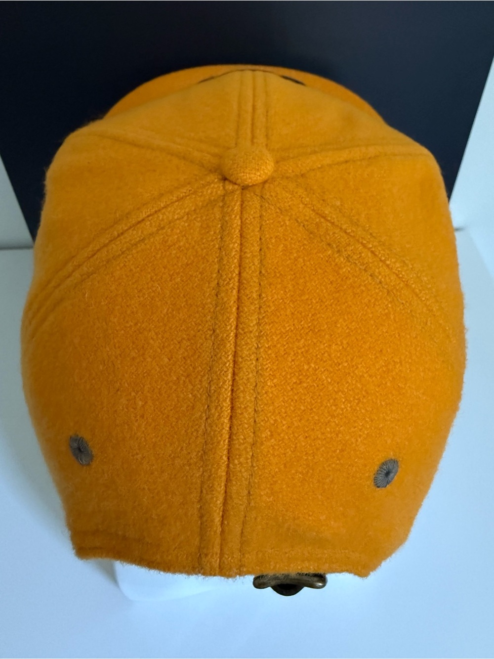 RRL Ralph Lauren Men’s Wool Leather Strap Brotherhood Eagle Cap Hat Gold NWT - Picture 9 of 17